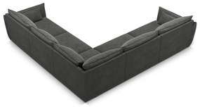 Colțar gri (cu colț variabil) Vanda – Mazzini Sofas