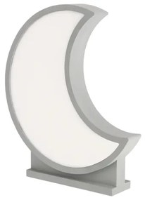 Lampă de birou pentru copii MOON LED/12W/230V, gri