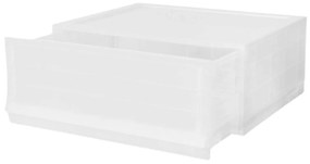 Cutie de depozitare modulară Wave Mist fără roți54,6 x 43,4 x 22 cm, Larg - 1 sertar