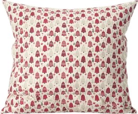Fata de perna din bumbac CHRISTMAS BELLS 45x45 cm, colorat