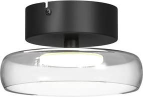 Lustra aplicata tavan Float sticla transparenta