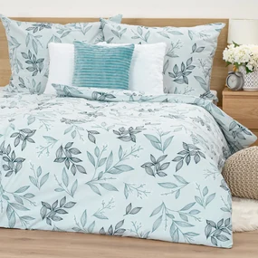 Lenjerie de pat din bumbac 4Home Frosty Leaves ,140 x 200 cm, 70 x 90 cm, 140 x 200 cm, 70 x 90 cm