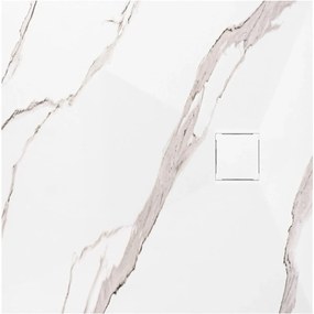 Rea Magnum cadita de dus patrata x90 cm alb REA-K7005
