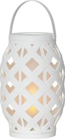 Felinar Star Trading Flame Lantern, înălțime 23 cm, alb