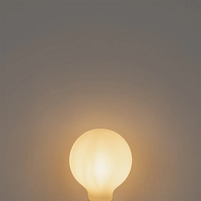 Set 5 becuri E27 Lampă LED reglabilă în 3 trepte G95 sticlă mată 5W 550 lm 2700K