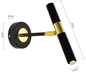 Aplică MONZA 1xG9/7W/230V