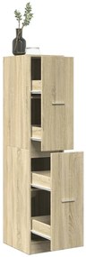 vidaXL Dulap de farmacie, stejar sonoma, 30x41x144,5 cm lemn prelucrat