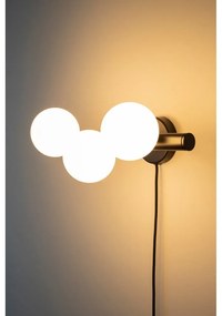 Aplică de perete neagră-albă Monica – White Label