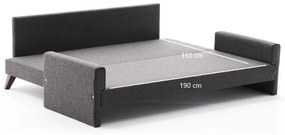 Canapea extensibilă Bella Sofa Bed - Anthracite