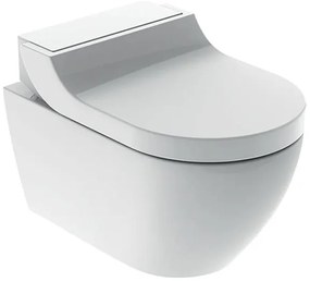 Set vas WC suspendat Geberit, AquaClean Tuma Classic, cu capac cu functie de bideu, rimless, alb alpin