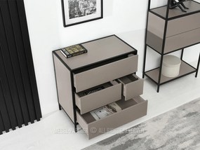 Comodă Soren Kom (bej + negru). 1110769