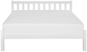 Pat matrimonial 140 cm FLORAL (alb) (cu somieră). 1018523