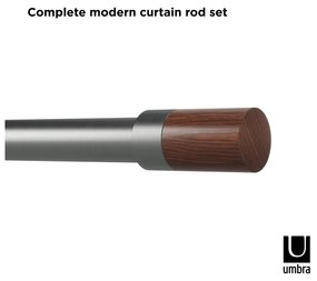 Galerie de perdea extensibilă 183-366 cm din oțel Blok – Umbra