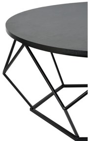 Măsuță de cafea DIAMOND 41,5x90 cm neagră