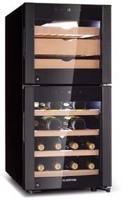 El Dorado 89, frigider pentru vin și brânză, 2 zone, ecran tactil, 89L, LED
