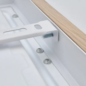 Plafonieră LED dimabilă Brilagi WOODY FRAME LED/24W/230V stejar 30x30 cm IP44 + telecomandă