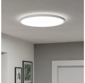 Plafonieră LED dimabilă de exterior Eglo 901459 ROVITO-R 16,8W/230V d. 50 cm IP44 alb + telecomandă