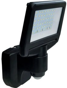 Proiector LED solar cu senzor TOMI LED/10W/7,4V 1800 mAh IP44 negru