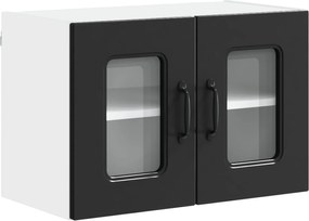 vidaXL Dulap de bucătărie Kalmar Negru 60 x 31 x 40 cm Lemn compozit