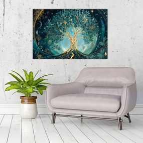 Tablou – Arborele vieții în univers (90x60 cm)