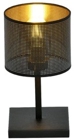 Veioza, Lampa de masa moderna JORDAN LN1 BLACK/GOLD