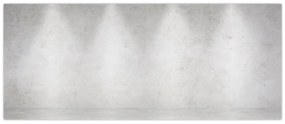Tablou - Perete de beton cu lumini (120x50 cm)