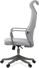 Scaun de birou ergonomic cu suport lombar si spatar inalt OFF 634 gri