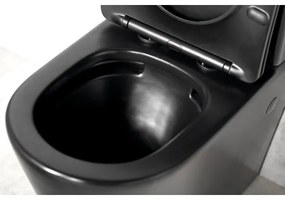 Sapho - WC combinat PACO, ceramică, negru