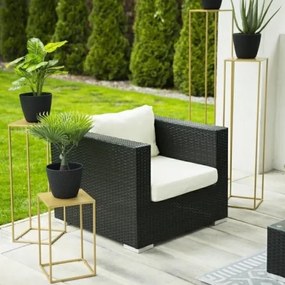 Suport pentru flori 130x24 cm, culoare aurie