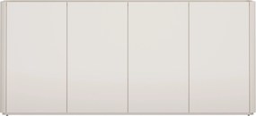 Comodă cu patru uși Elivo 200 cm - kashmir / stejar uleiat