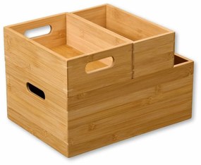 Kesper 57403 Cutie universală din bambus, 24 x16,5 x 8 cm