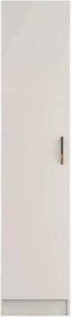 Dulap GRD0301, alb, PAL melaminat, cu o usa, 40x47x182 cm