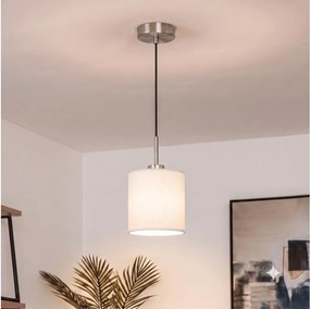 Brilagi - Lustră LED suspendată pe cablu NUBILA 1xE27/60W/230V Ø 14 cm negru/alb