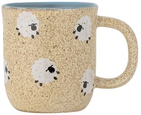 Cană pentru copii bej din gresie 170 ml Dolly – Bloomingville Mini