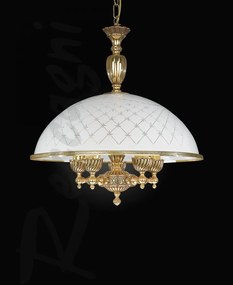 Lustra clasica alama/sticla realizat manual 7102