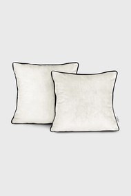 2PACK Față de pernă Velvet negru 45x45 cm