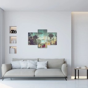 Tablou - Oraș în viitor (90x60 cm)