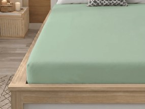 Cearsaf din microfibra MICROVELLE verde deschis 180x200 cm