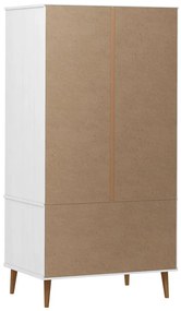 Sifonier, alb, 90x55x175 cm, lemn masiv de pin 1, Alb