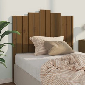 Tablie de pat, maro miere, 106x4x100 cm, lemn masiv de pin 1, maro miere, 106 x 4 x 110 cm