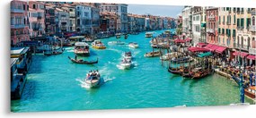 Tablou - Canalul Grande, Veneția, Italia (120x50 cm)