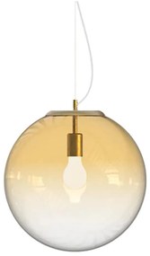 Lustră pe cablu Ideal Lux MAPA 1xE27/42W/230V d. 40 cm auriu/fumuriu