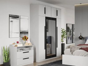 Set mobila dormitor complet Alb Nude C01