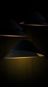 Lustră pe cablu Duolla COCO 1xE27/40W/230V d. 50 cm negru