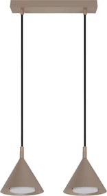 Brilagi - Lustră pe cablu CONE DOUBLE 2xGX53/15W/230V bej