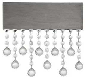 Aplica LED de perete stil elegant CRISTA titan