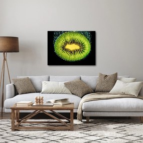 Tablou - detailu cu kiwi în apă (70x50 cm)