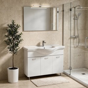 Ruben Prime 105 mobilier de baie complet Alb