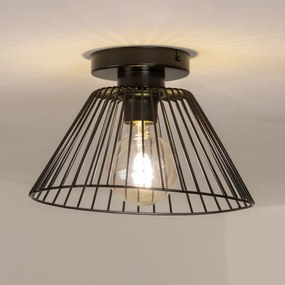 Brilagi - Plafonieră LED aplicată CERIA WIRE 1xE27/40W/230V Ø 21 cm negru