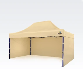 Cort evenimente 3x4,5m - cu 3 pereți - Bej
